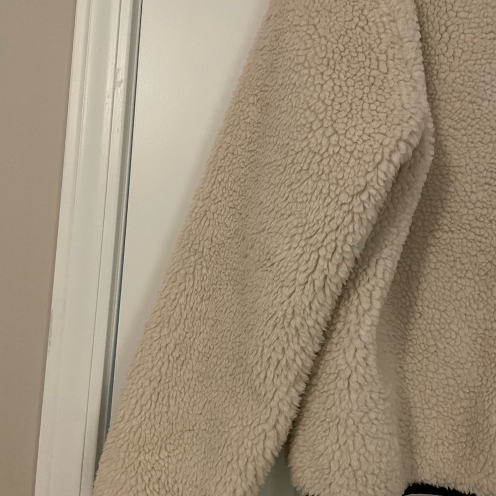 Rails Dean Fuzzy Leopard Print Trim Jacket - Cream animal print - Picture 8 of 8